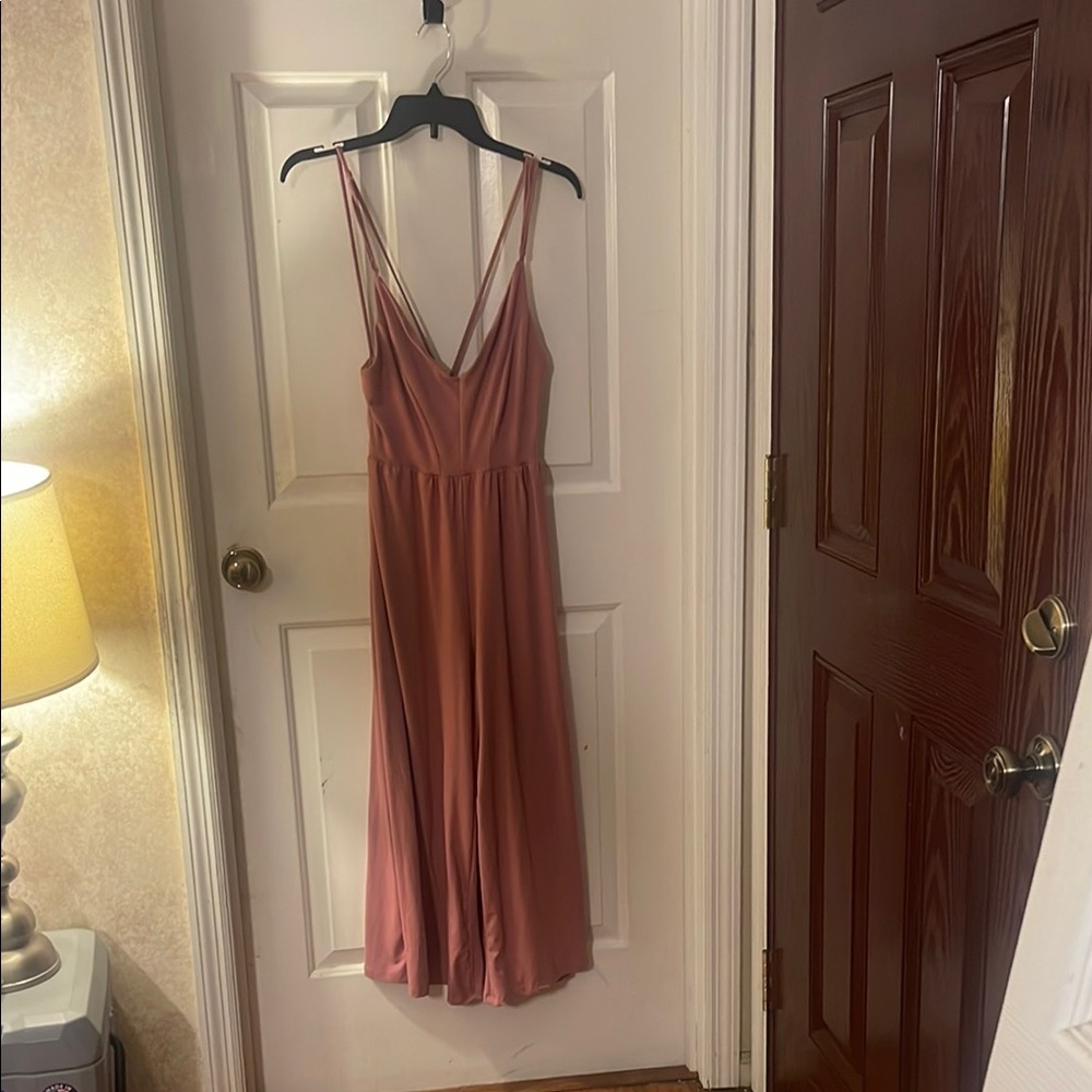 Elegant Pink Sleeveless Dress